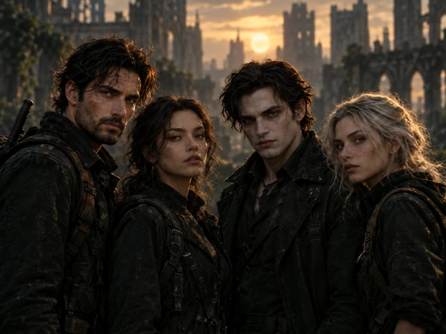 Original reference image: One group reference · four characters